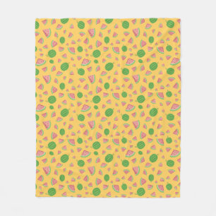 Cute Watermelon Pattern Fleece Blanket