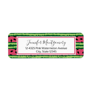 Cute Watermelon Pattern Pink & Green