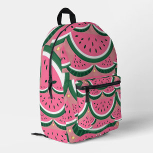 Cute Watermelon Pattern Printed Backpack