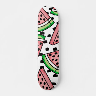 Cute Watermelon Pattern Skateboard