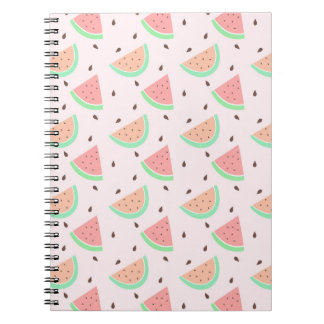 Cute Watermelon Pattern Spiral Notebook