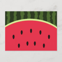 Cute Watermelon Postcard