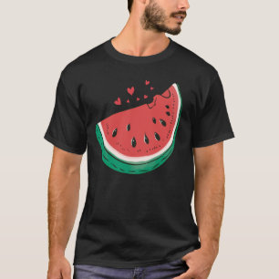Cute Watermelon Slice Melon Summer Vacation Season T-Shirt