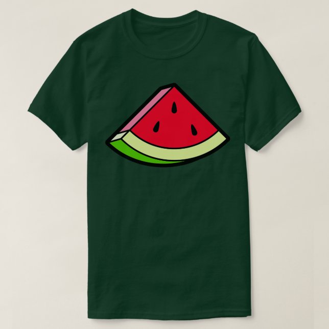 Cute Watermelon Slice T-Shirt (Design Front)