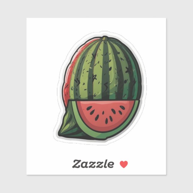 Cute Watermelon Sticker (Sheet)
