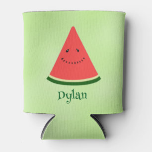 Cute Watermelon Summer Personalized Can Cooler