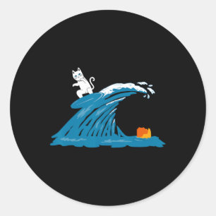 Cute Wave Of Blue Wave Kamala For Kamala Funny Tru Classic Round Sticker