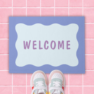 Cute Wavy Border Doormat