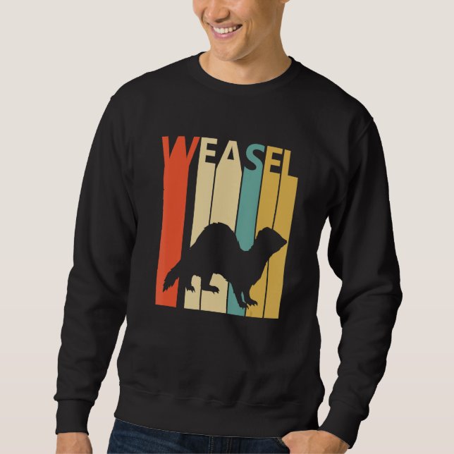 Cute Weasel Animal Sweatshirt (Front)
