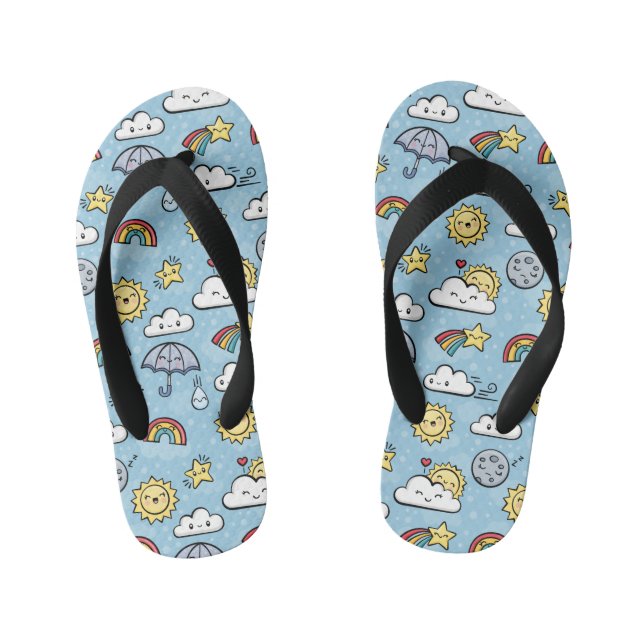 Cute Weather Kid's Jandals (Footbed)