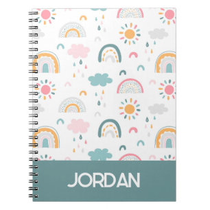 Cute Weather Pattern Notebook