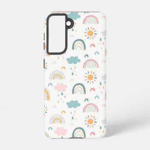 Cute Weather Pattern Samsung Galaxy Case