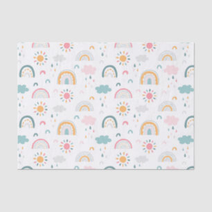 Cute Weather Pattern Tissue Paper