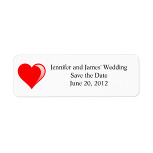 Cute Wedding Clipart return Address Labels