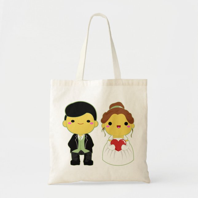 Cute Wedding Couple - 02 Tote Bag (Front)
