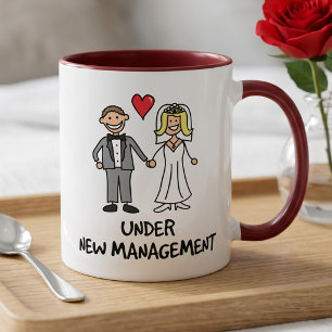 Cute Wedding Couple - Under New Management Coffee Mug
