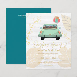 Cute Wedding Drive-By Budget Invitations