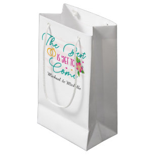 Cute Wedding engagement party customisable Small Gift Bag