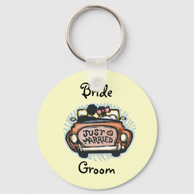 Cute Wedding Favours Key Ring (Front)