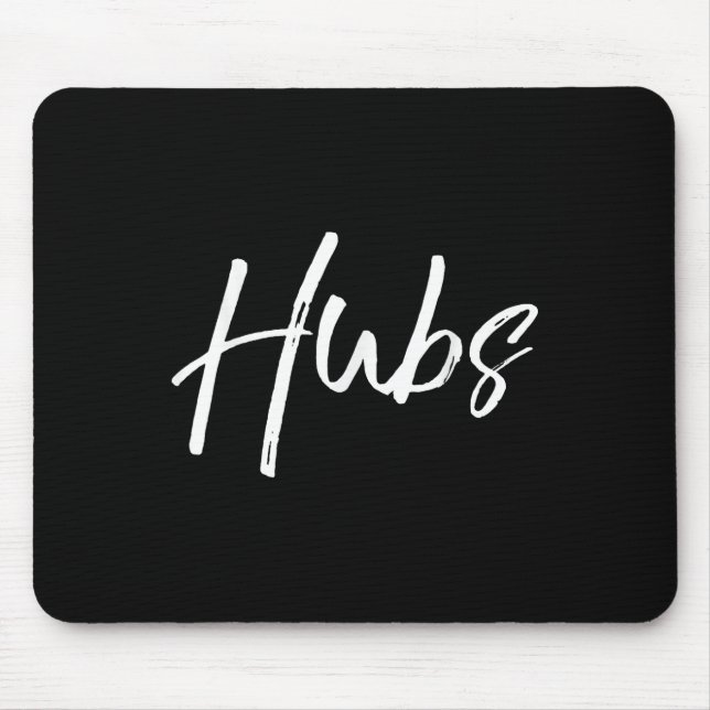 Cute Wedding Gift For Men Husband Engagement Party Mouse Pad (Front)