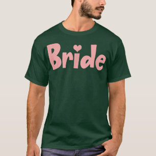 Cute Wedding Honeymoon Bachelorette Fiance Pastel  T-Shirt