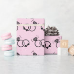 Cute Wedding Rings Sweet Light Pink Seamless Wrapping Paper<br><div class="desc">"Cute Wedding Rings Sweet Light Pink Seamless Wrapping Paper" features interwoven rings that represent the commitment of marriage,  adding a meaningful and elegant touch to wedding day presents.</div>