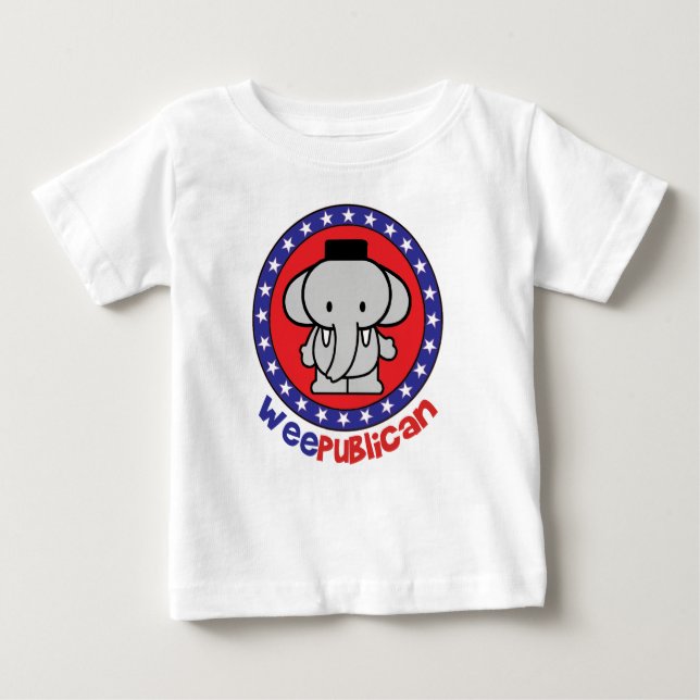Cute WeePublican Baby T-Shirt (Front)