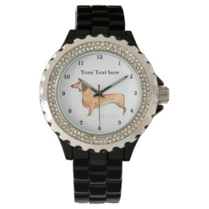 Cute Weiner Dachshund Dog Puppy Animal Pet Lover Watch