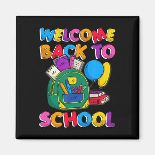 Cute Welcome Back To School First Day Of School Magnet