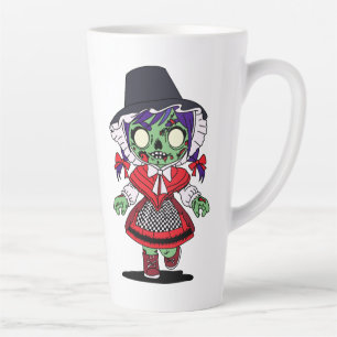 Cute Welsh Zombie Latte Mug