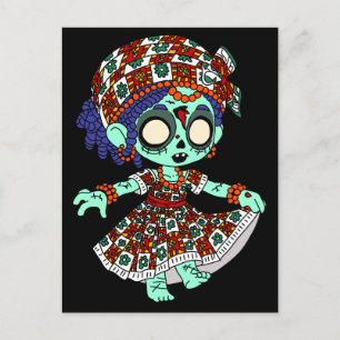 Cute West African Zombie Postcard