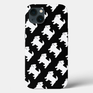 Cute West Highland Terrier - Westie Pattern iPhone 13 Case