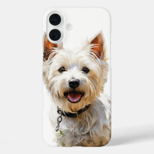 CUTE WEST HIGHLAND WHITE TERRIER PUPPY DOG iPhone 16 PLUS CASE