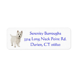 Cute West Highland  White Terrier Puppy Dog Mum
