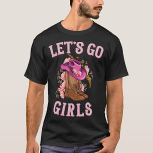 Cute Western Cowgirls Country Western Rodeo Let's T-Shirt