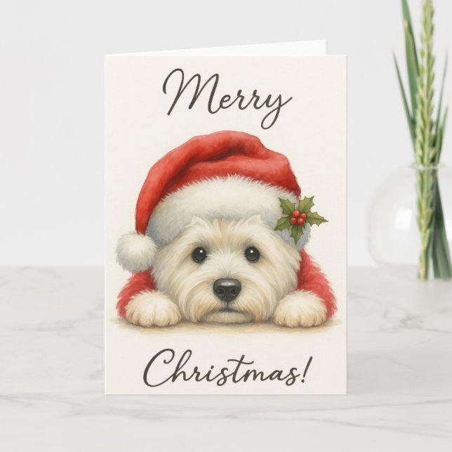Cute Westie Card (Front)
