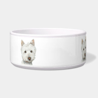 Cute Westie Dog Pet Bowl