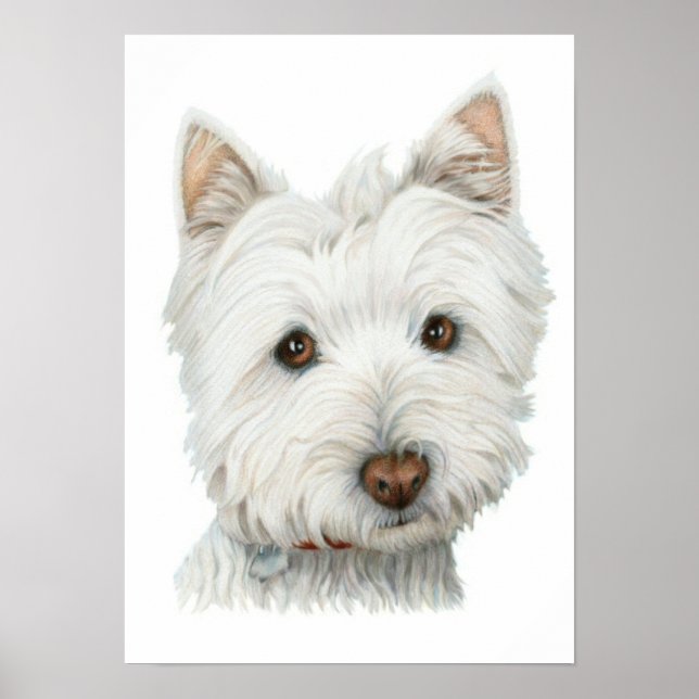 Cute Westie Dog Print (Front)