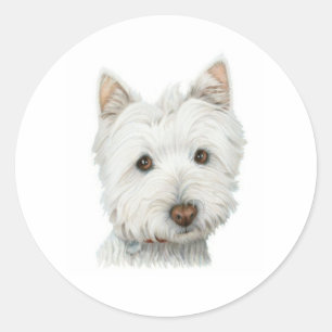 Cute Westie Dog sticker