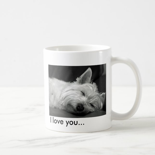 Cute Westie (West Highland Terrier) Dog Mug (Right)