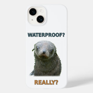 Cute Wet Seal Pup Case-Mate iPhone 14 Case