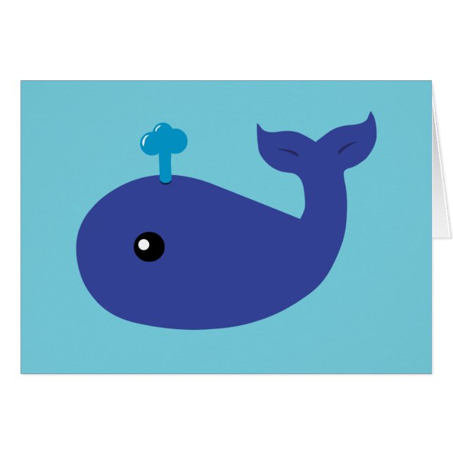 Cute Whale (Front Horizontal)