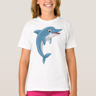Cute Whale Cartoon Artwork  T-Shirt