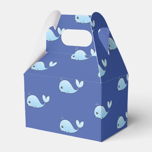 CUTE WHALE FAVOUR BOX (Back Side)