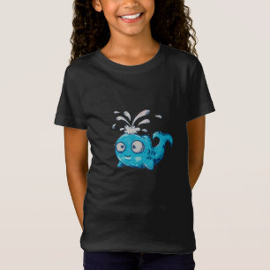 Cute Whale Funny Sea Animal Marine Creature Kids T-Shirt
