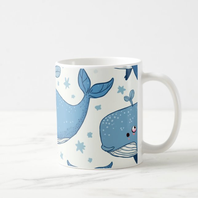 cute whale mug (Right)