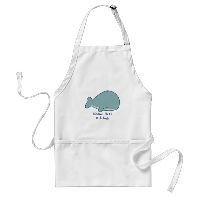 Cute Whale Standard Apron (Front)