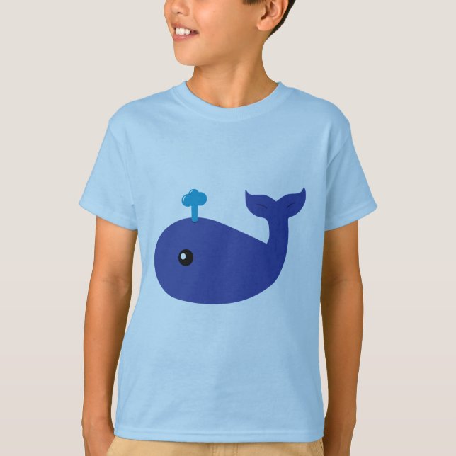 Cute Whale T-Shirt (Front)
