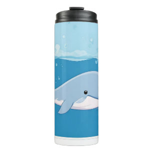 Cute Whale Thermal Tumbler