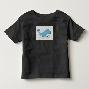 Cute Whale Toddler T-Shirt
